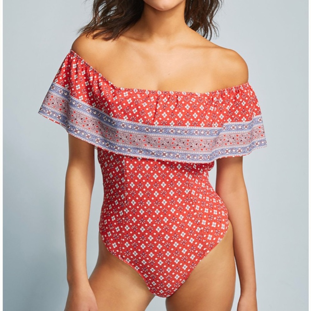 New Anthropologie Nightcap Riviera Off the Shoulde